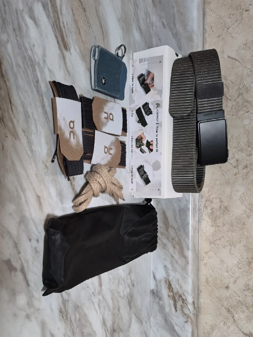 Men’s Accessories Bundle of 6 – Jukmo Belt, Wallet & Shoelaces